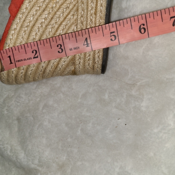 UGG Size 10 Red Suede Wedge Mule Sandals 👡 - Picture 7 of 7